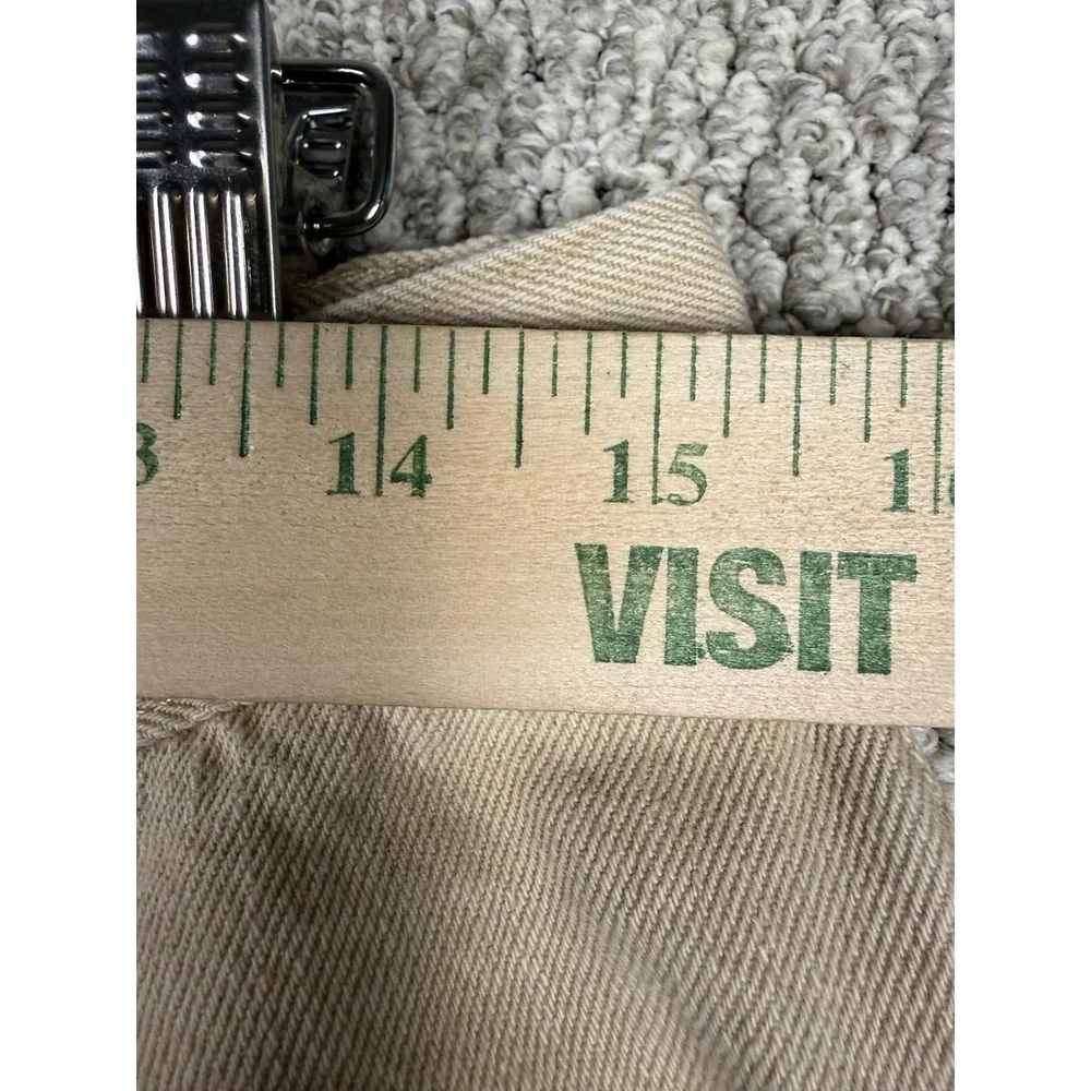 L.L.Bean Classic Fit Khaki Jeans Pants 100% Cotton Beige Tan 31x30.5  Men